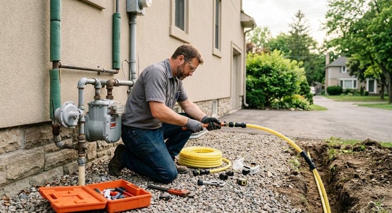 Gas Line Plumbing in Austin, TX