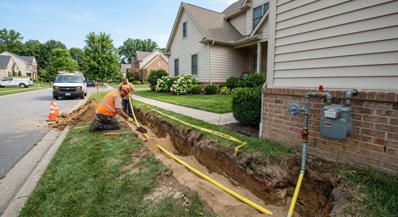 Underground Gas Line Service in Annapolis, MD