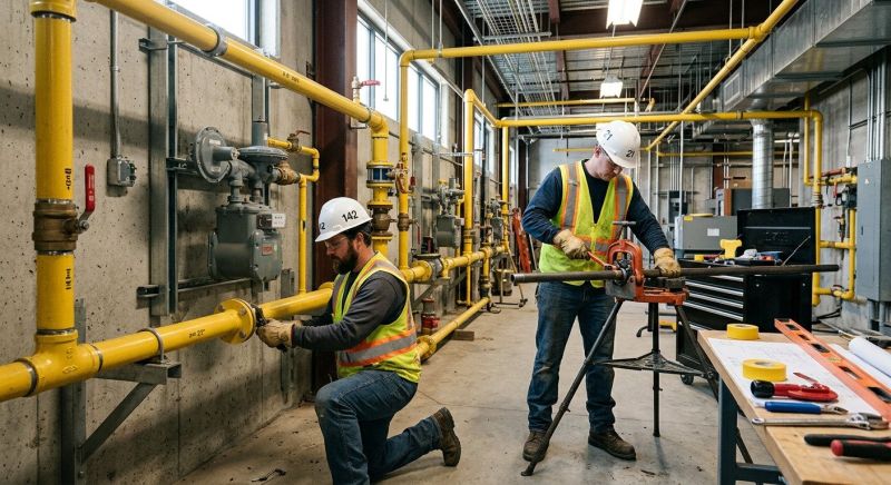 Commercial Gas Piping in Columbus, OH