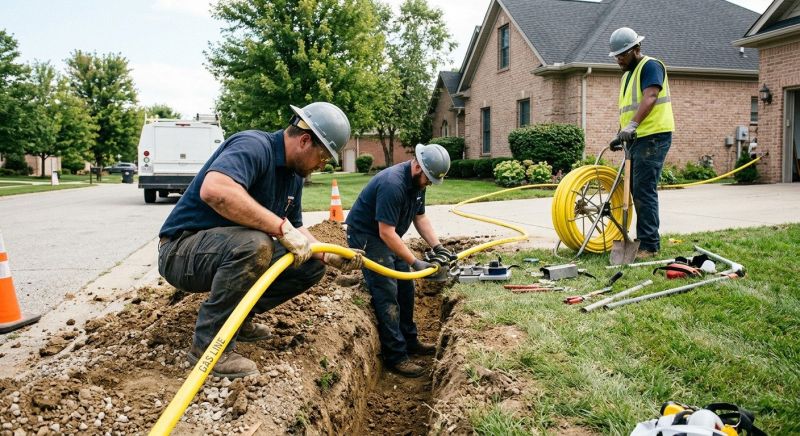 Gas Line Rerouting in Annapolis, MD