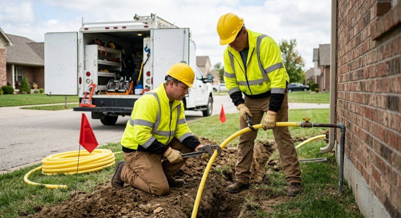 Gas Line Rerouting in Austin, TX