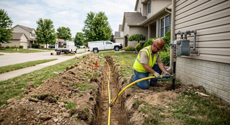 Natural Gas Line Installation in Annapolis, MD